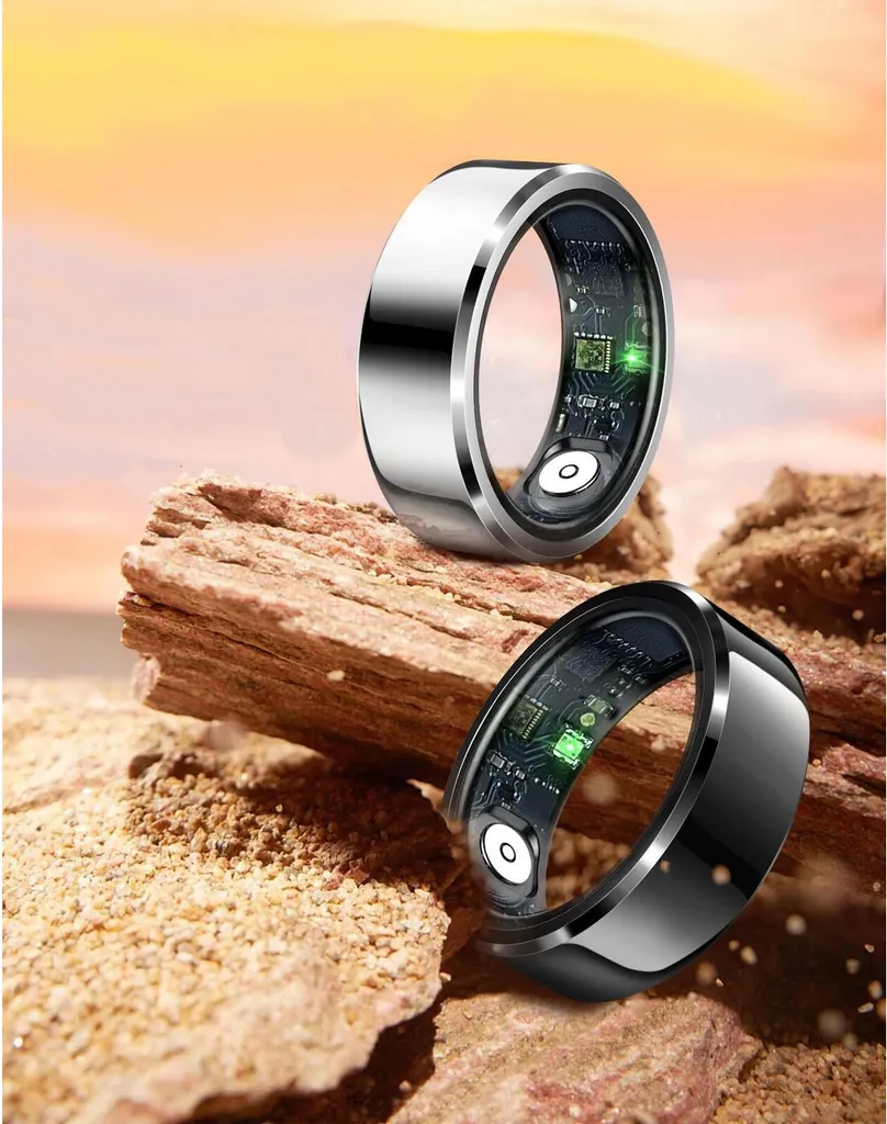 Anneau connecté Smartring SR6 noir 59,5 mm pour le sport