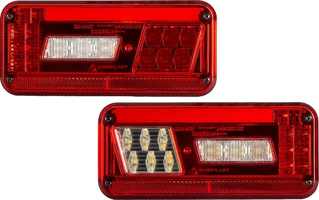 Dobplast Dpt30 Led-Rückleuchten, 7 Funktionen, Links + Rechts