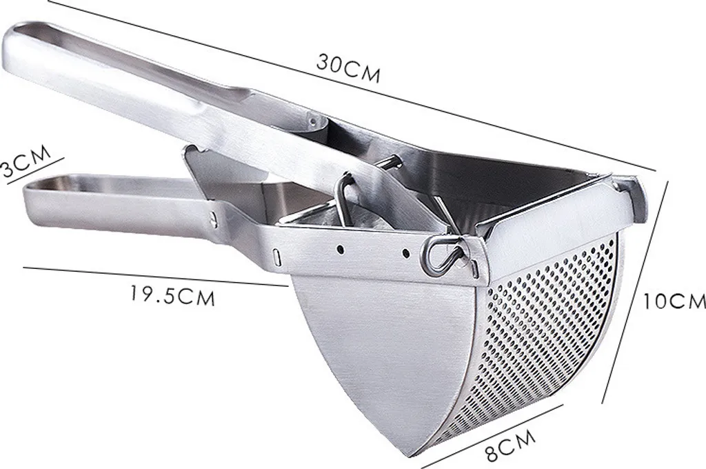 Schiacciapatate Professionale INF in Acciaio Inox: Pressa Frutta e Verdura
