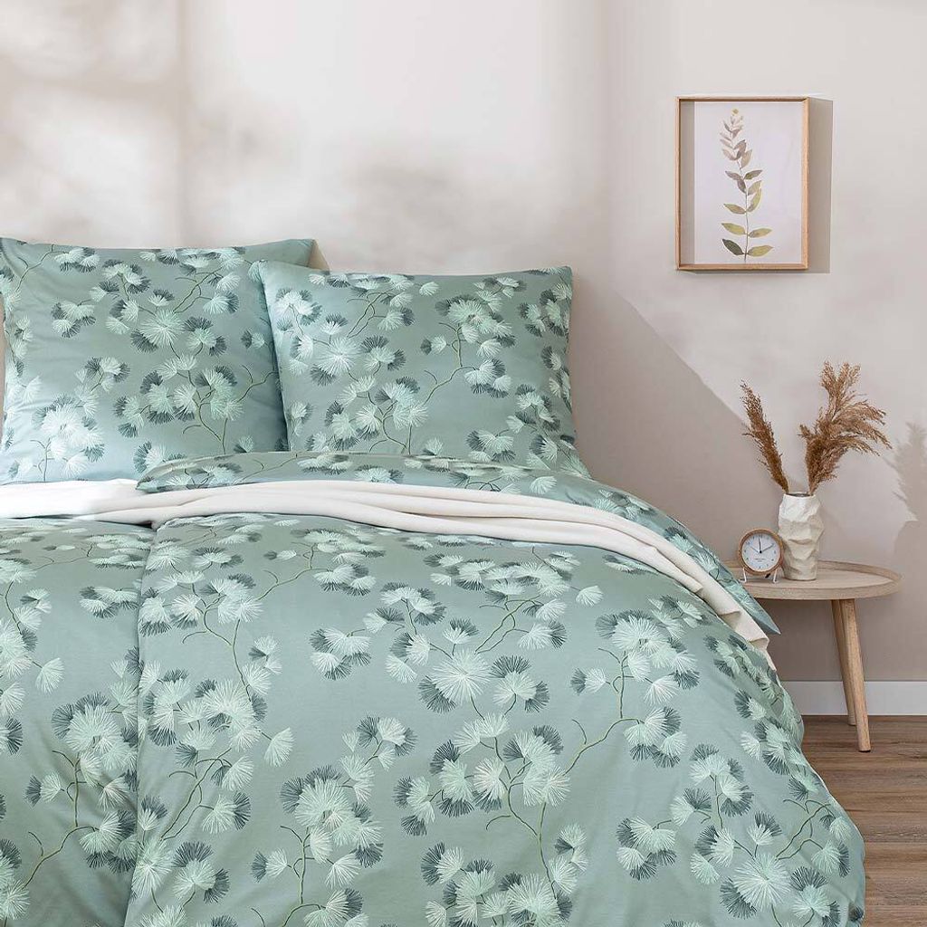 Estella Interlock Jersey Bettwäsche Rumi 6963-532 Blume Produktbild 5
