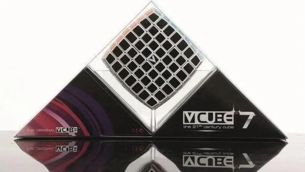 V-Cube 7 Blanc Rubik's Cube 7x7 Mécanisme Fluide Verdes Original
