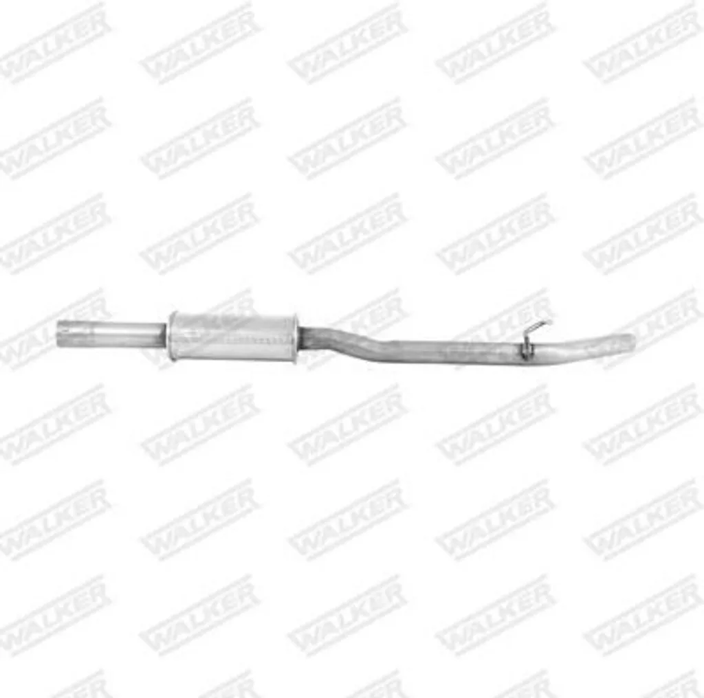 Silencieux central Walker 21916 en acier aluminisé pour Renault Kangoo FC