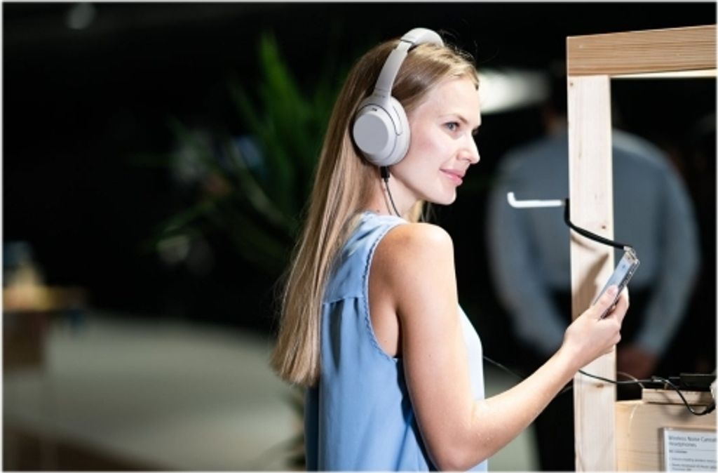 Sony WH-1000XM3 kabellose Bluetooth 30 h Akku Touch Sensor, Produktbild 8