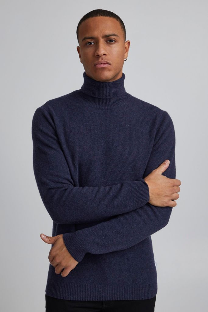 CASUAL FRIDAY CFKarl Herren Rollkragenpullover Strickpullover Feinstrick Pullover mit Rollkragen Rippbündchen Regular fit