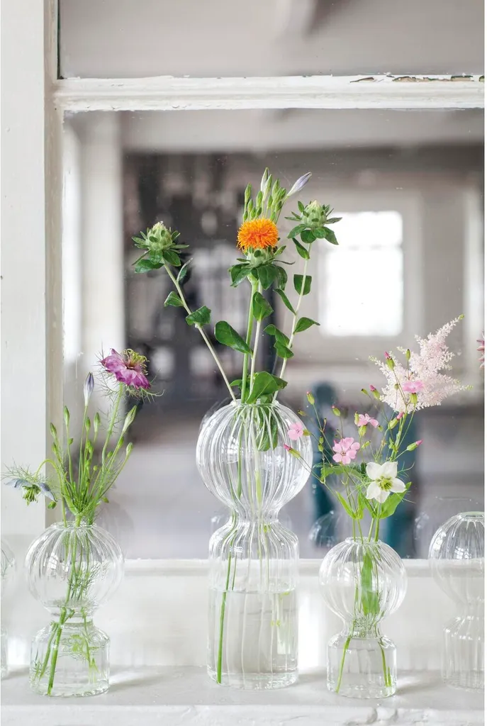 Grand Vase Cylindrique en Verre Transparent Serax pour Centre de Table |  motorcityeuro.com