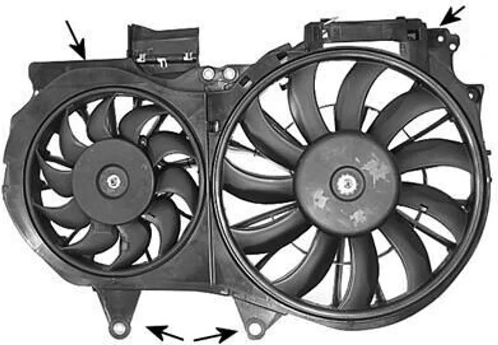 VAN WEZEL 0325750 Ventilateur de Refroidissement Moteur pour Audi A4 B6