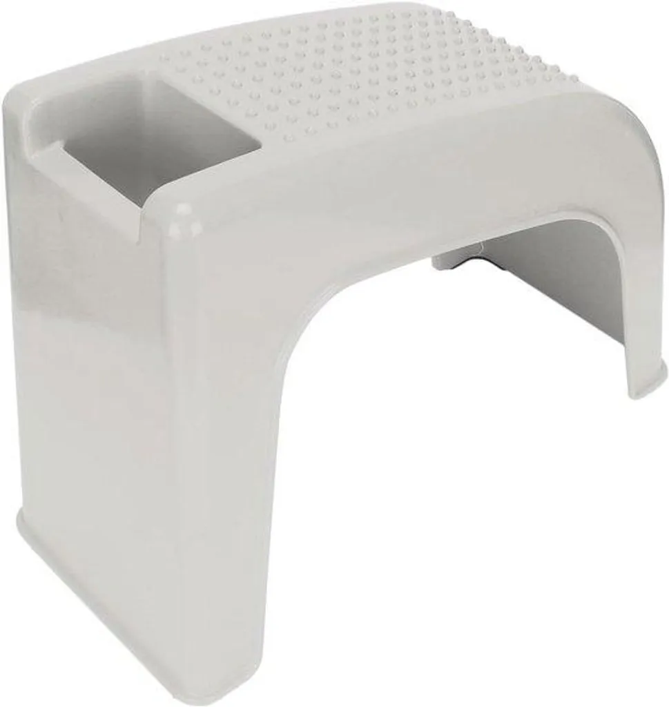Repose-pieds de bureau massant beige avec rangement pour salon et chambre