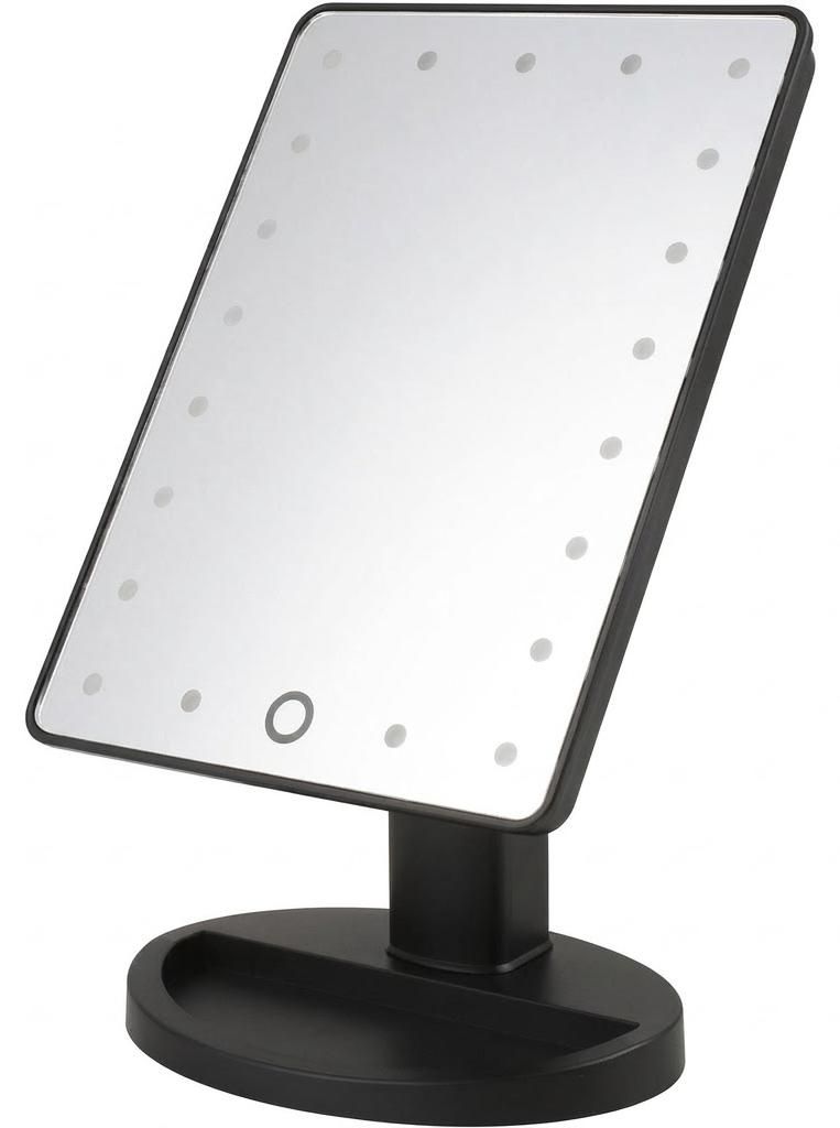 Kosmetické LED Zrcadlo s Osvětlením VA-40485 - Černé, Obrázek produktu 