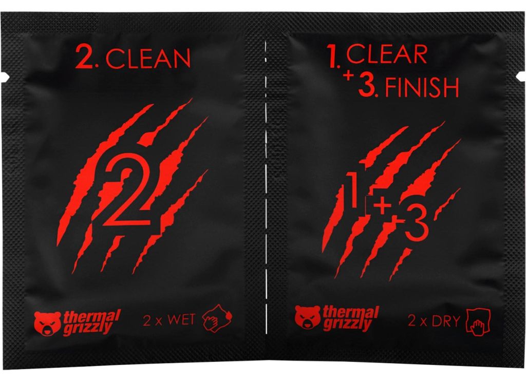 Lingettes de nettoyage Thermal Grizzly Image du produit 