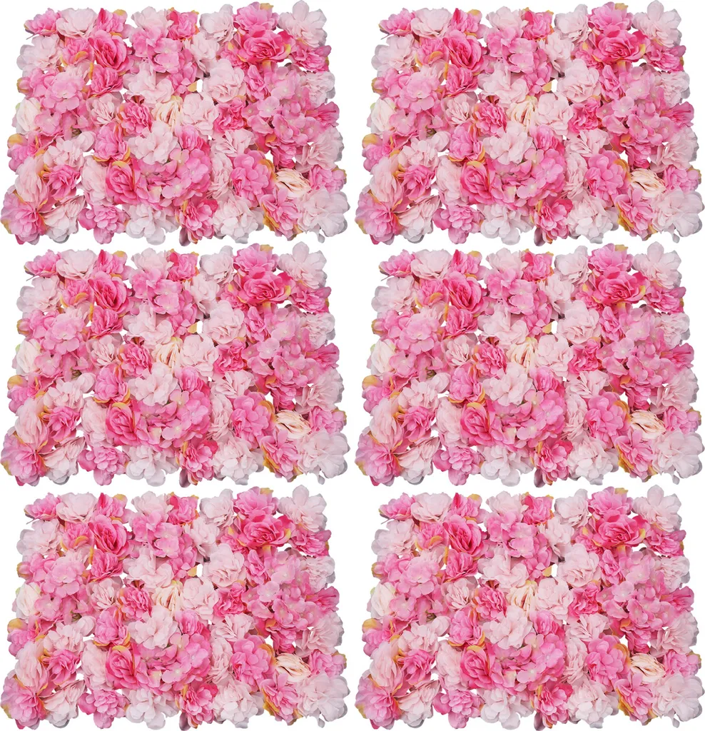 Mur de roses artificielles pour anniversaire mariage et fond de fête