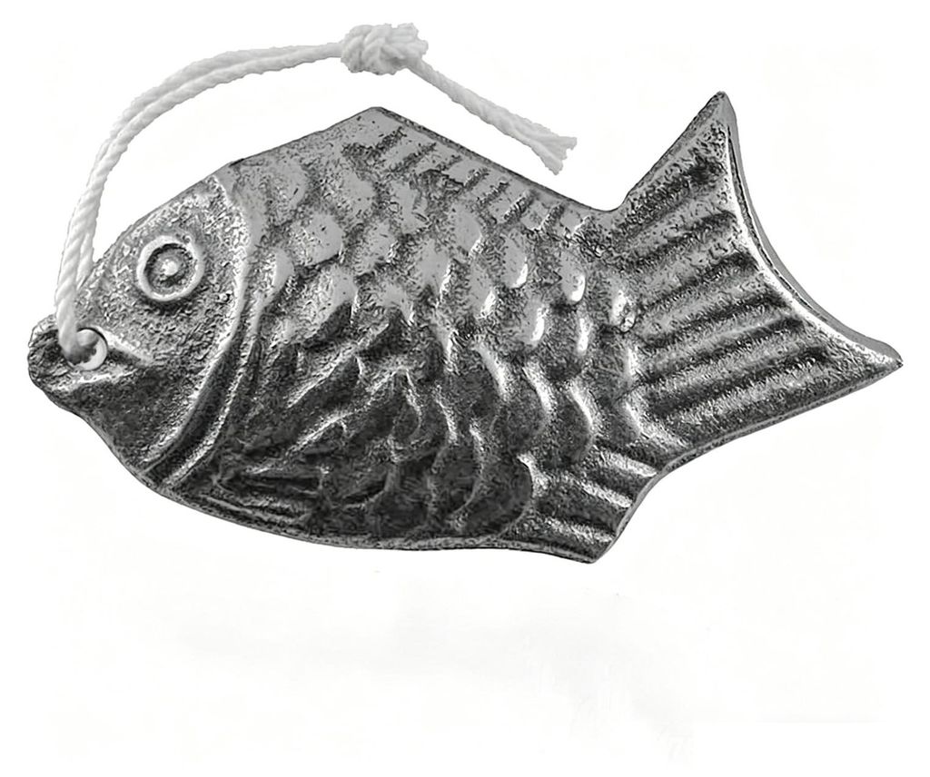 Gusseiserner Fisch zum Kochen, natürliche Eisenergänzung für Suppen, Eintöpfe und Currys, wiederverwendbares, rostfreies, traditionelles Küche...
