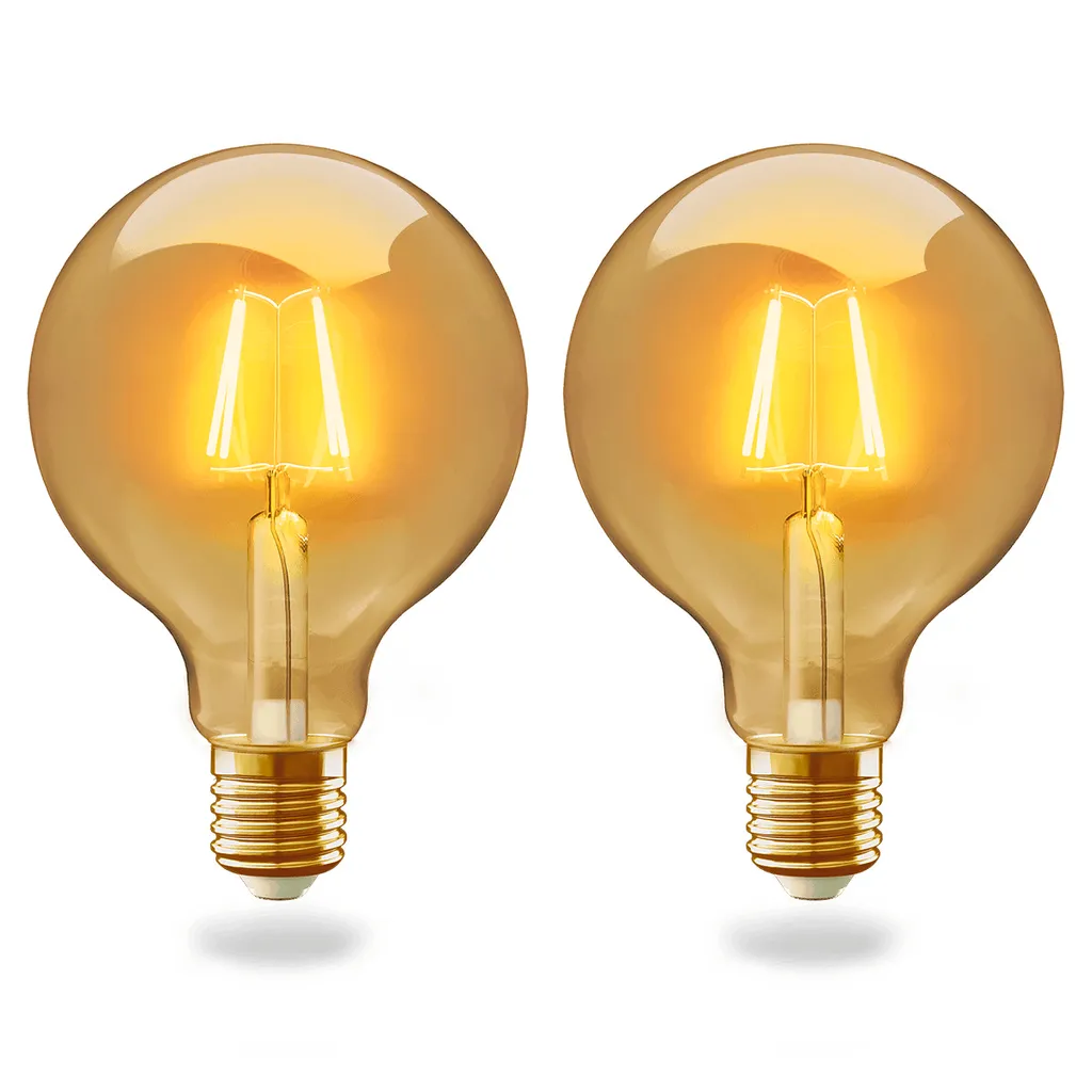 Ampoule Connectée E27 WiFi Innr Filament Globe Vintage Pack de 2 Unités