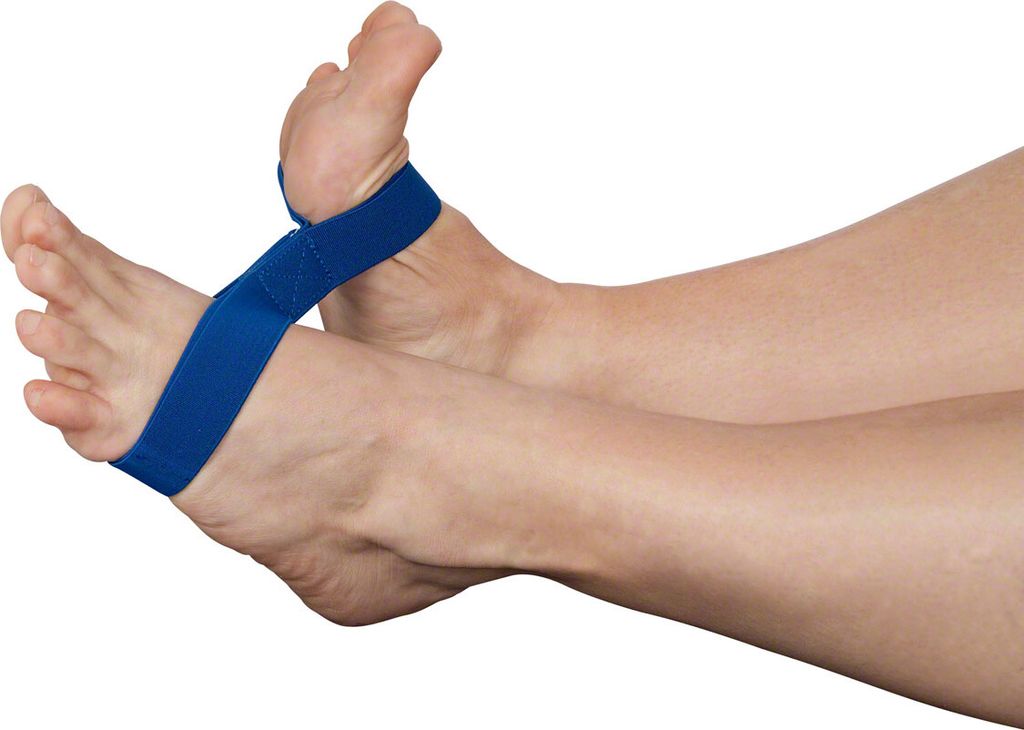 Übungsband Ankleciser Sprunggelenk Trainer Reha, Extra Schwer, Blau, 5er Set