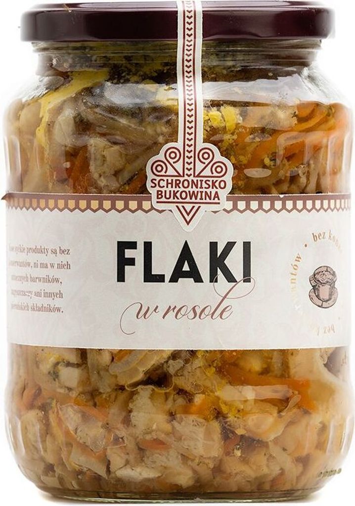 Zupa Flaki w rosole 700ml - Schronisko Bukowina Zdjęcie produktu 