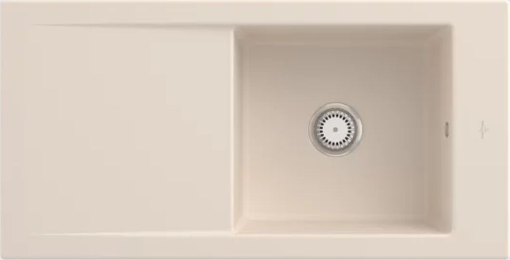 Villeroy & Boch Keramikspüle 679001FU, Timeline 60 Einbauspüle - inkl.