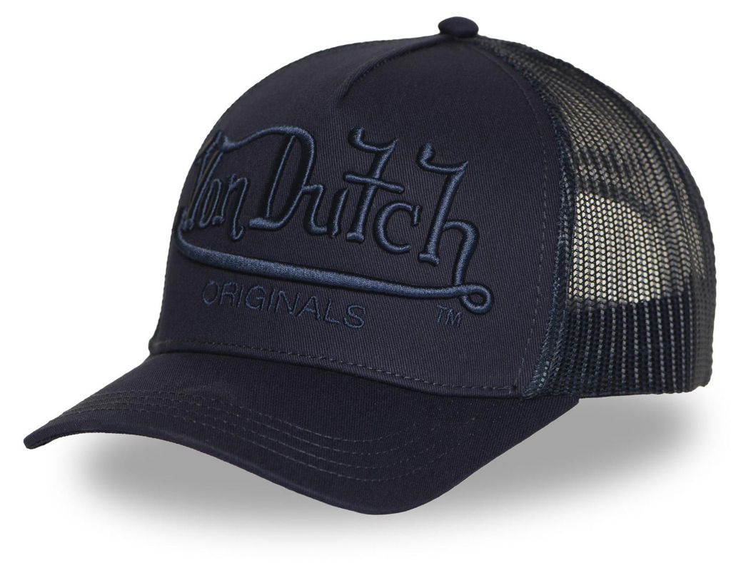 Von Dutch Originals Trucker Cap - EMBROIDERY STYLE Navy Produktbild 
