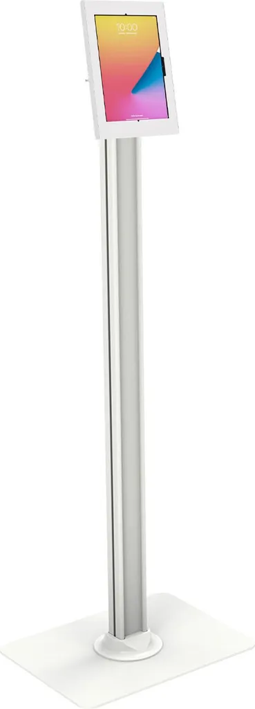 Support tablette blanc pour cuisine et salon compatible iPad 12.9''