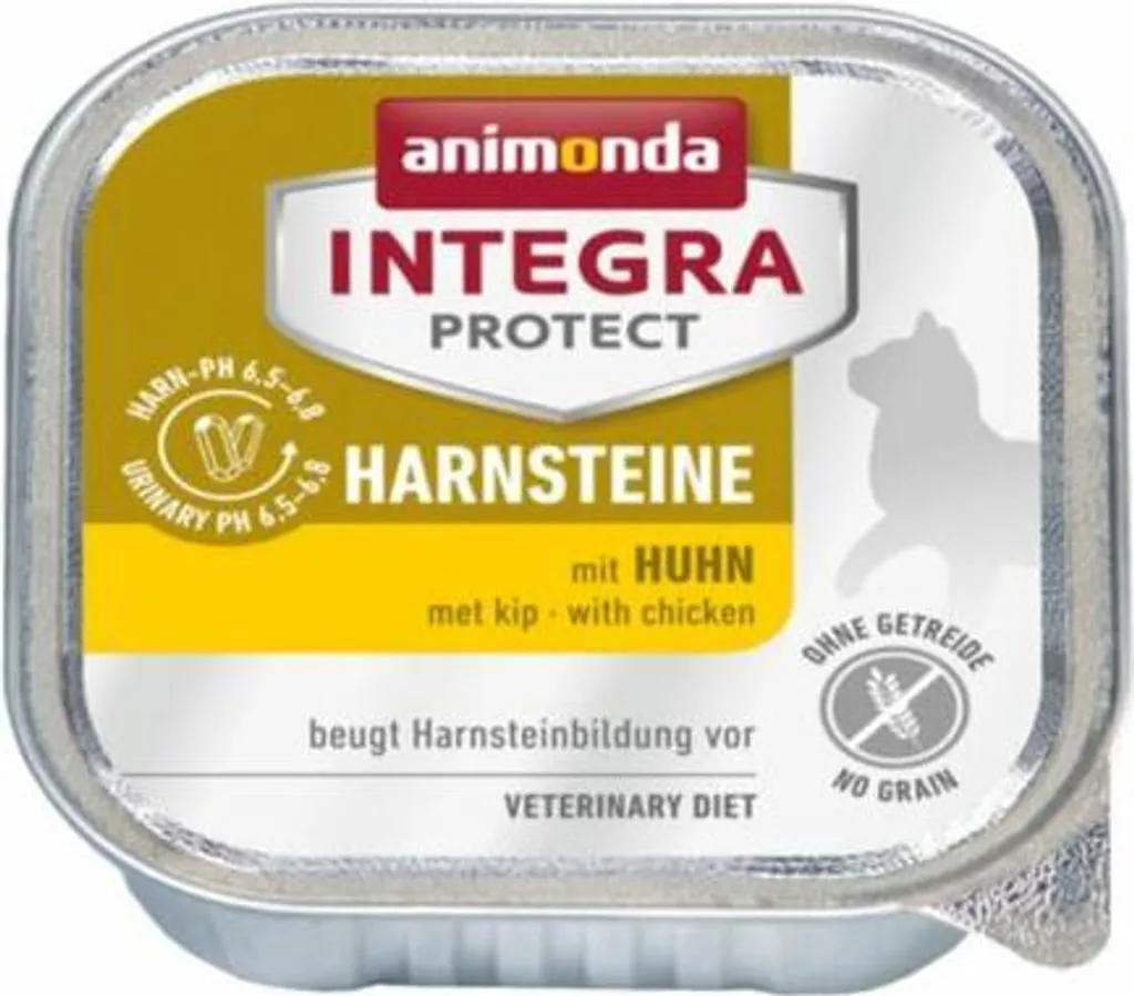 Alimentation Chat pour Calculs Urinaires Animonda Integra au Poulet 100g