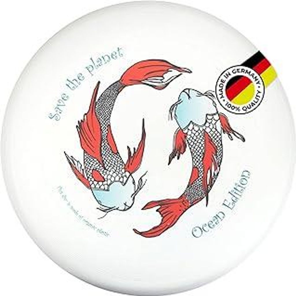 Eurodisc 175g Ultimate Koi Frisbee Disc Wettkampf-Wurf-Scheibe -Kunststoff stabile Flugbahn über 100 Meter, Design Motiv Foto Bild Save the Planet...