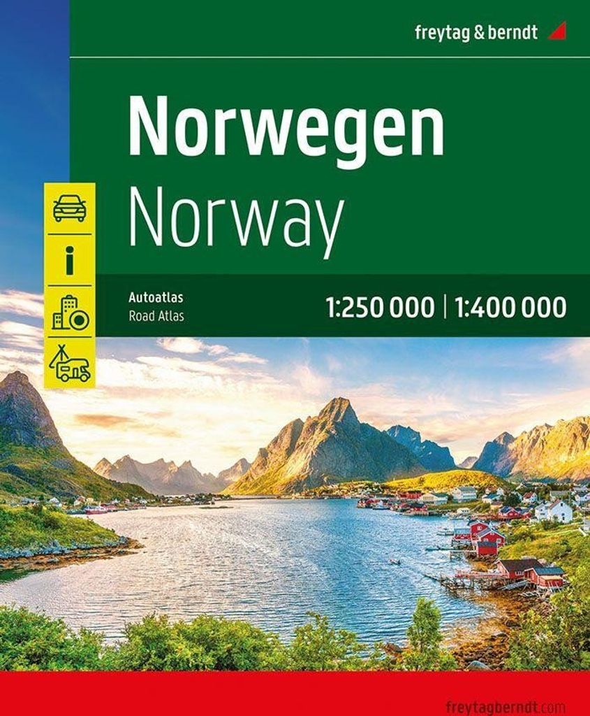 Norway Road Atlas – Lingua: Inglese Immagine del prodotto 