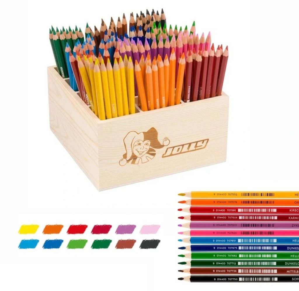 JOLLY 9500-0080 JOLLY Classic Buntstifte farbsortiert, 144 Productafbeelding 