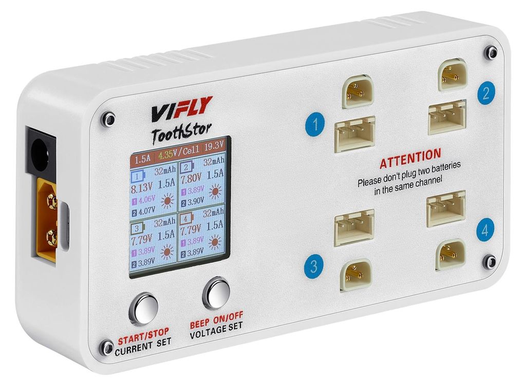 Charger VIFLY ToothStor 2S (BT3.0 & JST-XH2.54) Obrázek produktu 