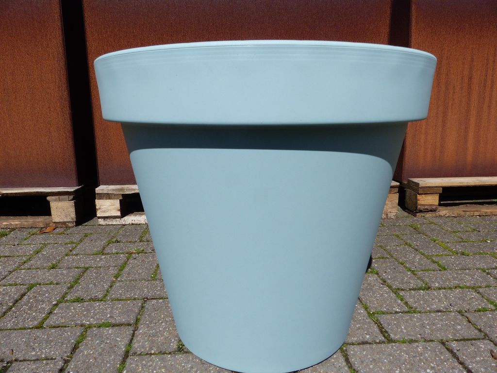 Pflanzkübel E&K, mint, rund Ø 60 cm, Pflanztopf Blumentopf Kübel XXL groß outdoor indoor