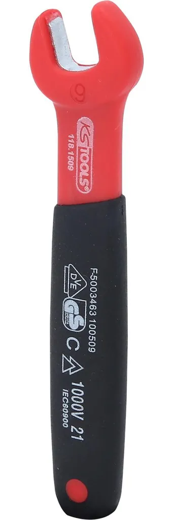 KS TOOLS 118.1509 Chiave 9mm Isolata per Auto Ibride ed Elettriche