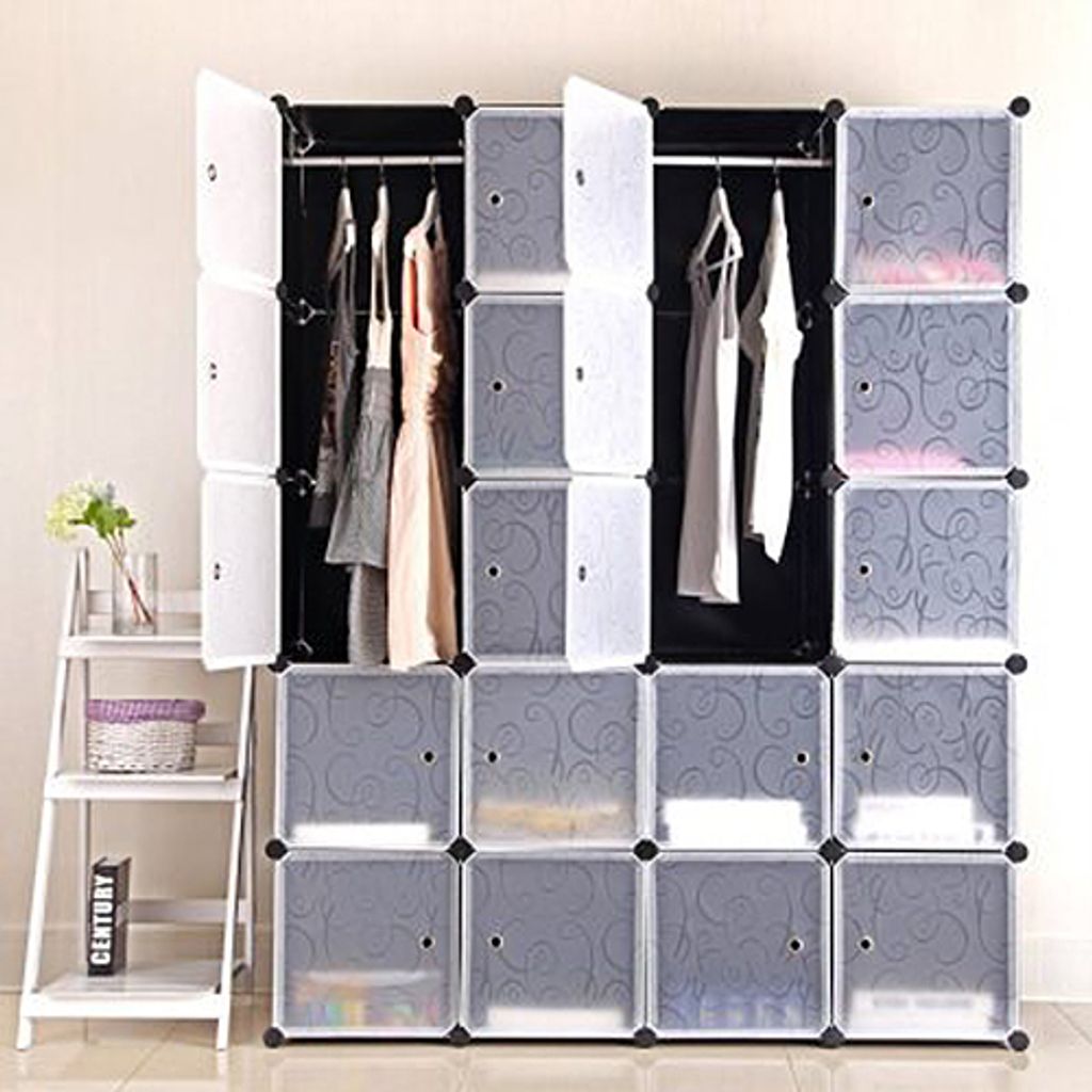 Kleiderschrank aus Kunststoff Modularer Kleiderschrank Produktbild 7
