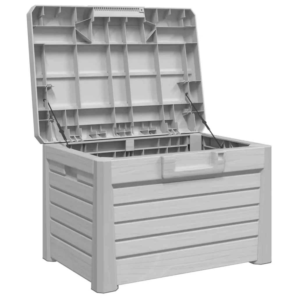 Cassapanca Esterno Grigio Antracite 73cm - Design in Polipropilene - 7