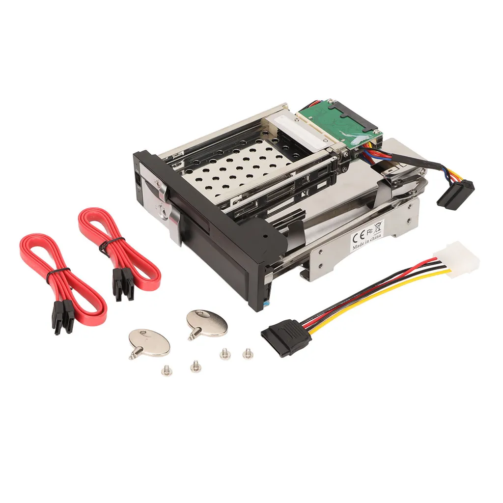 Support interne pour étendre le stockage PC avec deux disques durs SATA