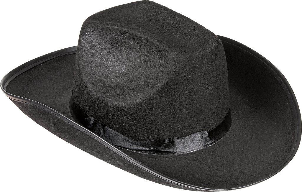 Klassischer Cowboy-Hut schwarz Produktbild 1