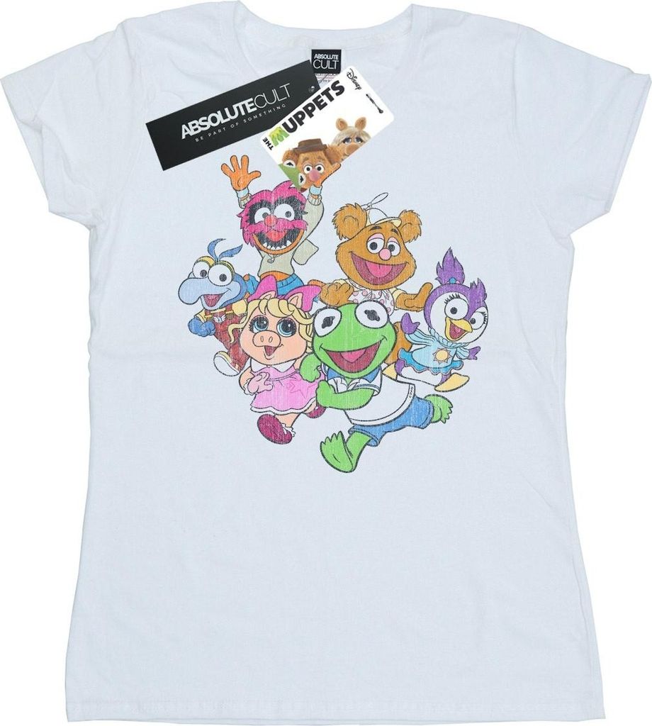 Disney - "The Muppets Muppet Babies" T-Shirt für Damen BI49771 (S) (Weiß)