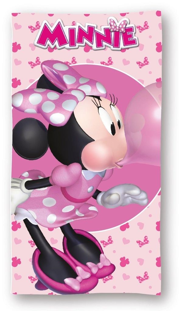Disney Minnie Mouse Mikrofaser-Handtuch – Leichtes & schnelltrocknendes Badetuch 140x70 cm
