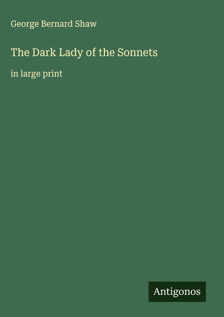 Die dunkle Dame der Sonette