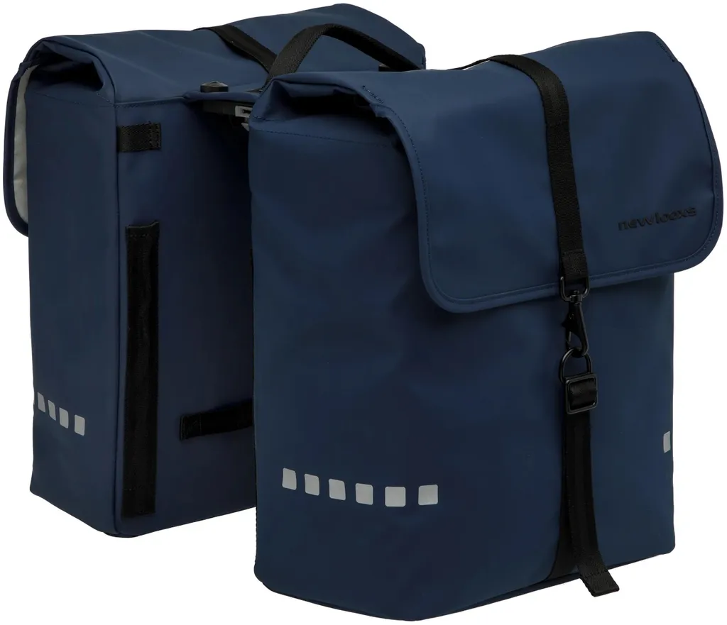 Sacoche Vélo Double 39L New Looxs Odense Mik 2.0 Imperméable Bleu
