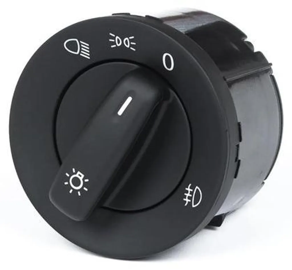 Réparer bouton de phare usé pour VW Golf 5 Passat 1K0941431B Noir