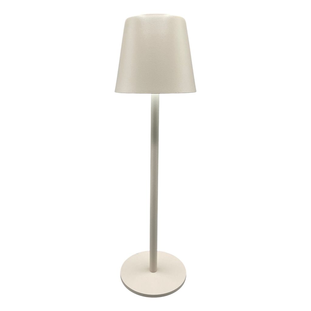 A standalone table lamp on a white background.