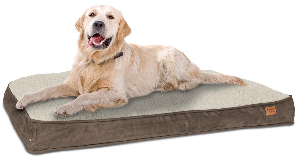 Hundebett Hundekorb Hundekissen 100 x 68 cm Waschbar & Produktbild 