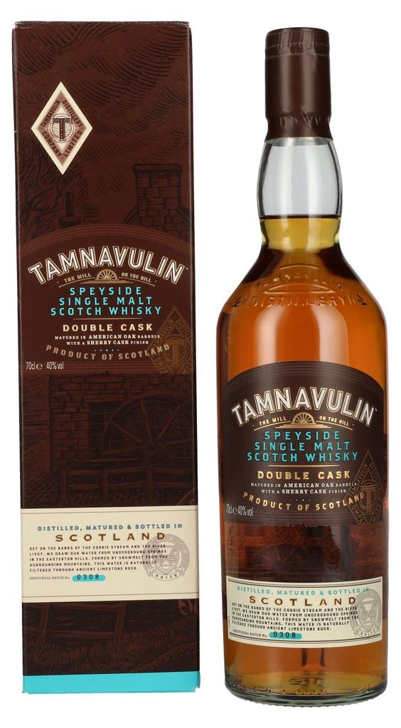 Tamnavulin DOUBLE CASK Speyside Single Malt Scotch Whisky Image du produit 