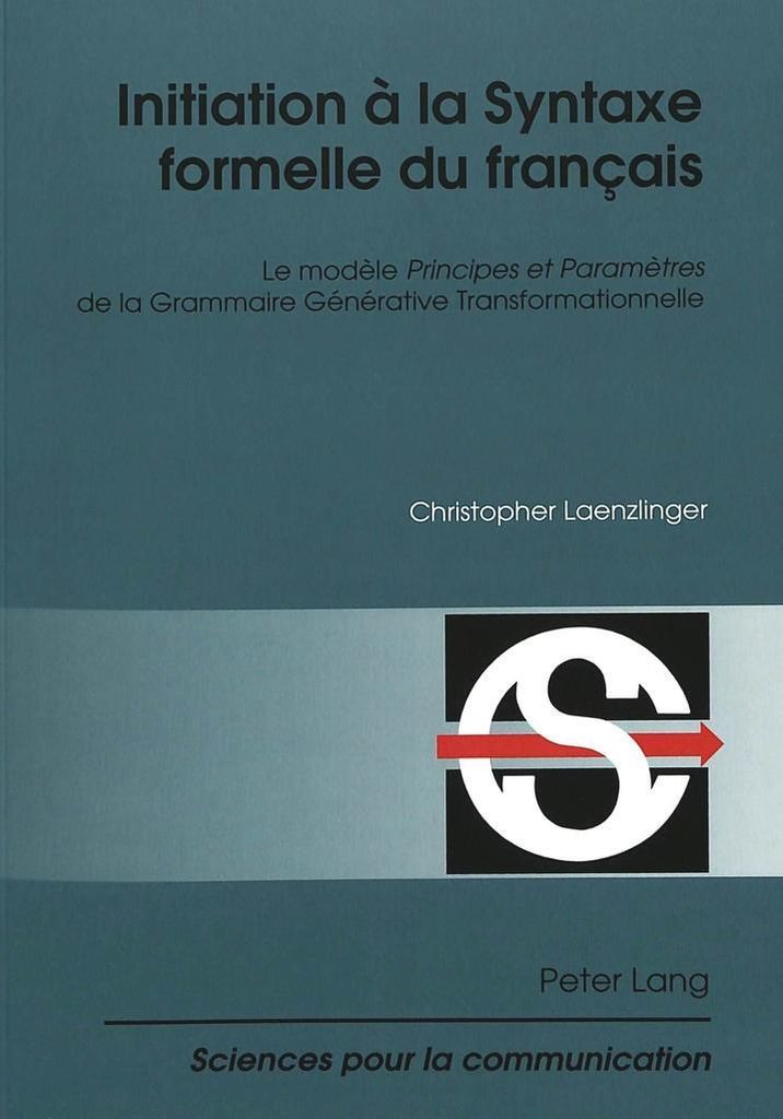 Initiation à la Syntaxe formelle du français