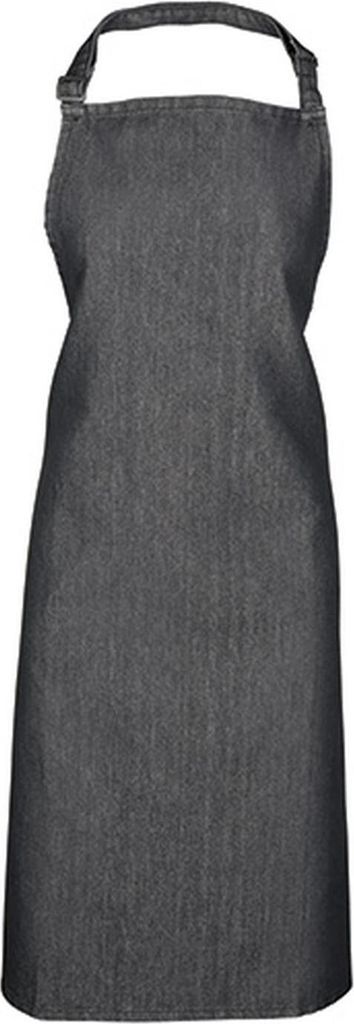 Premier Workwear PR150 | Latzschürze ŽColoursŽ - Waschbar bei 60 °C - Farbe: Black Denim (ca. Pantone 433) - Größe: 72 x 86 cm