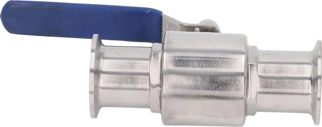 Vanne à bille hygiénique inox 25mm à raccord rapide SMS vannes direct