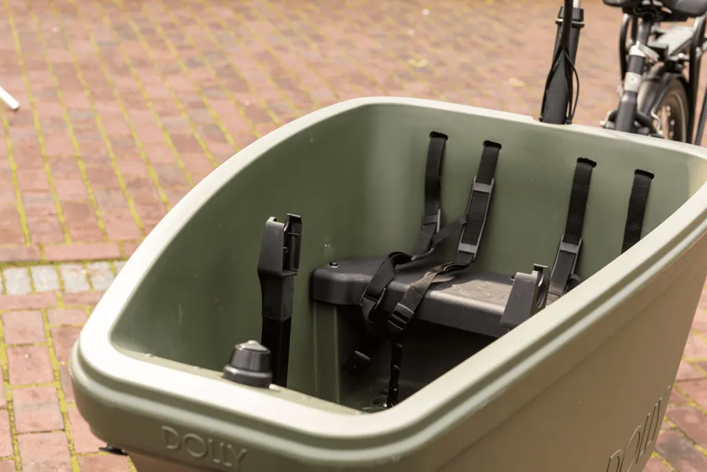 Steco Mini-Mee Porte-Bébé avec Suspension pour Vélo Cargo Noir - 3