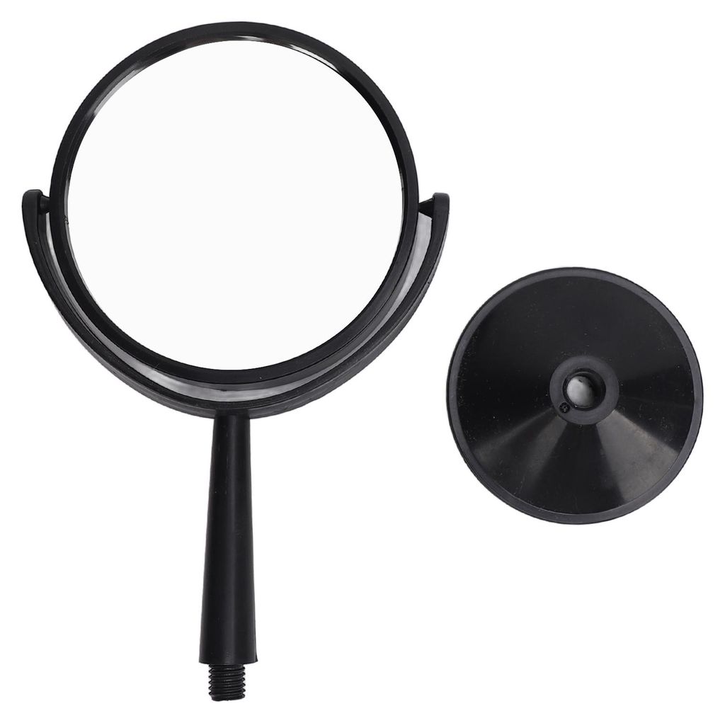 4 Zoll runder konkaver Spiegel, Glaslinse, schwarzer ABS-Rahmen, flexibler experimenteller konkaver Spiegel