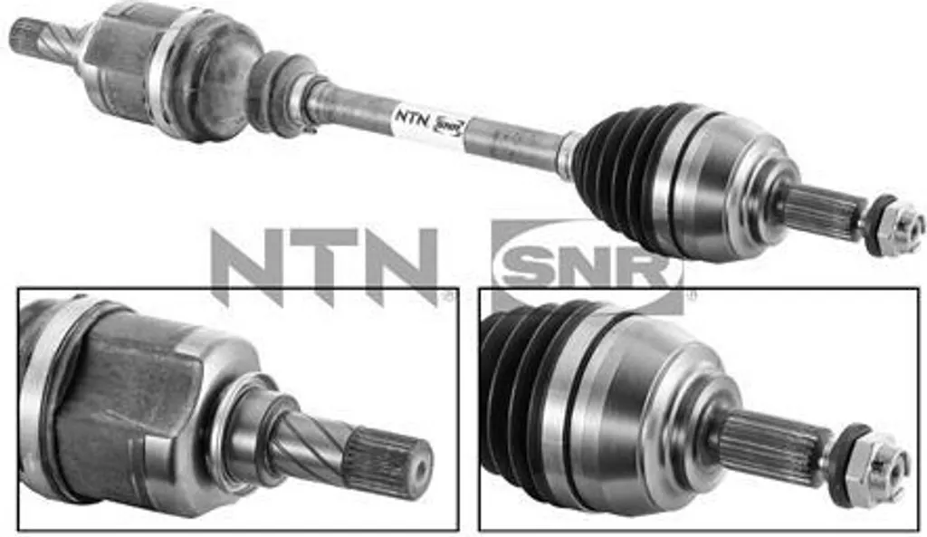 Arbre de transmission avant gauche NTN SNR DK55.088 pour Clio III