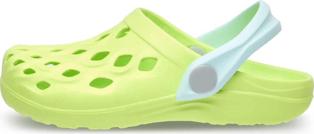 Ladeheid Clogs Kinder Schuhe für Mädchen und Jungen leichte Gartenclogs Gartenschuhe Kinder LA-CA-14 (Pistazien, 25/26 EU)