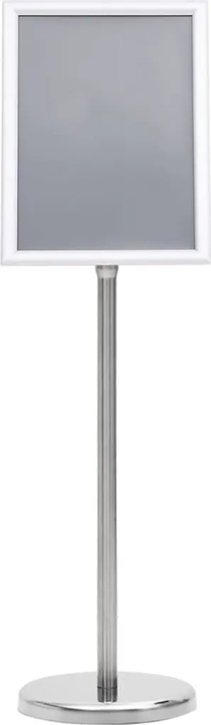 vidaXL Supporto Poster A4 in Lega Alluminio Argento - Espositore Professionale