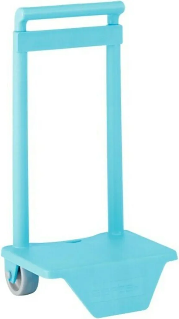 Carrellino Safta Sky Blue per Zaino Scuola 85cm Antivibrazione