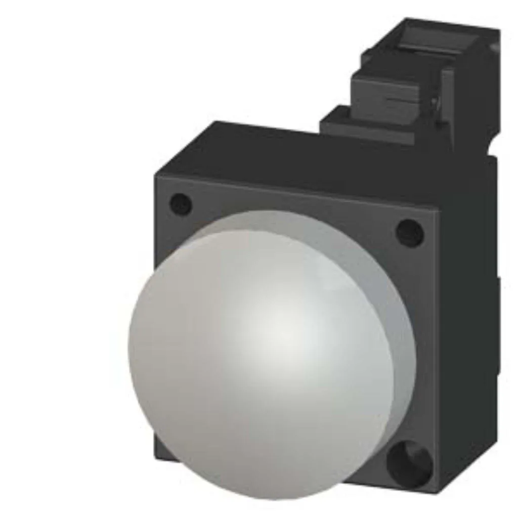 Siemens 3SB3204-6AA60 Spia Segnalazione 22mm Bianca - Unità Completa 3SB3